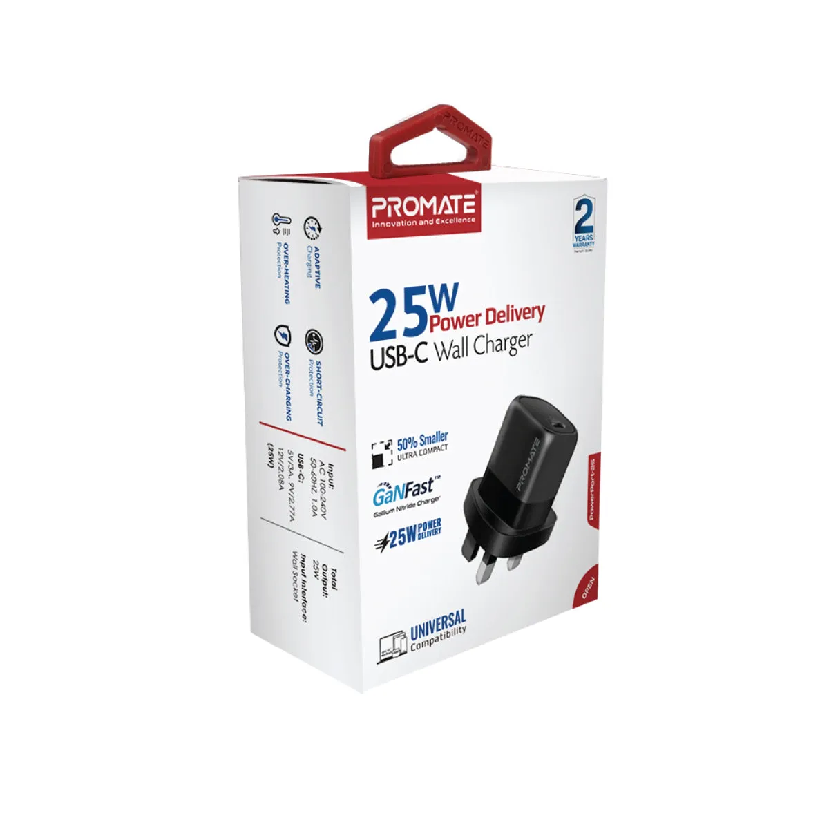 25W Power Delivery USB-C Wall Charger