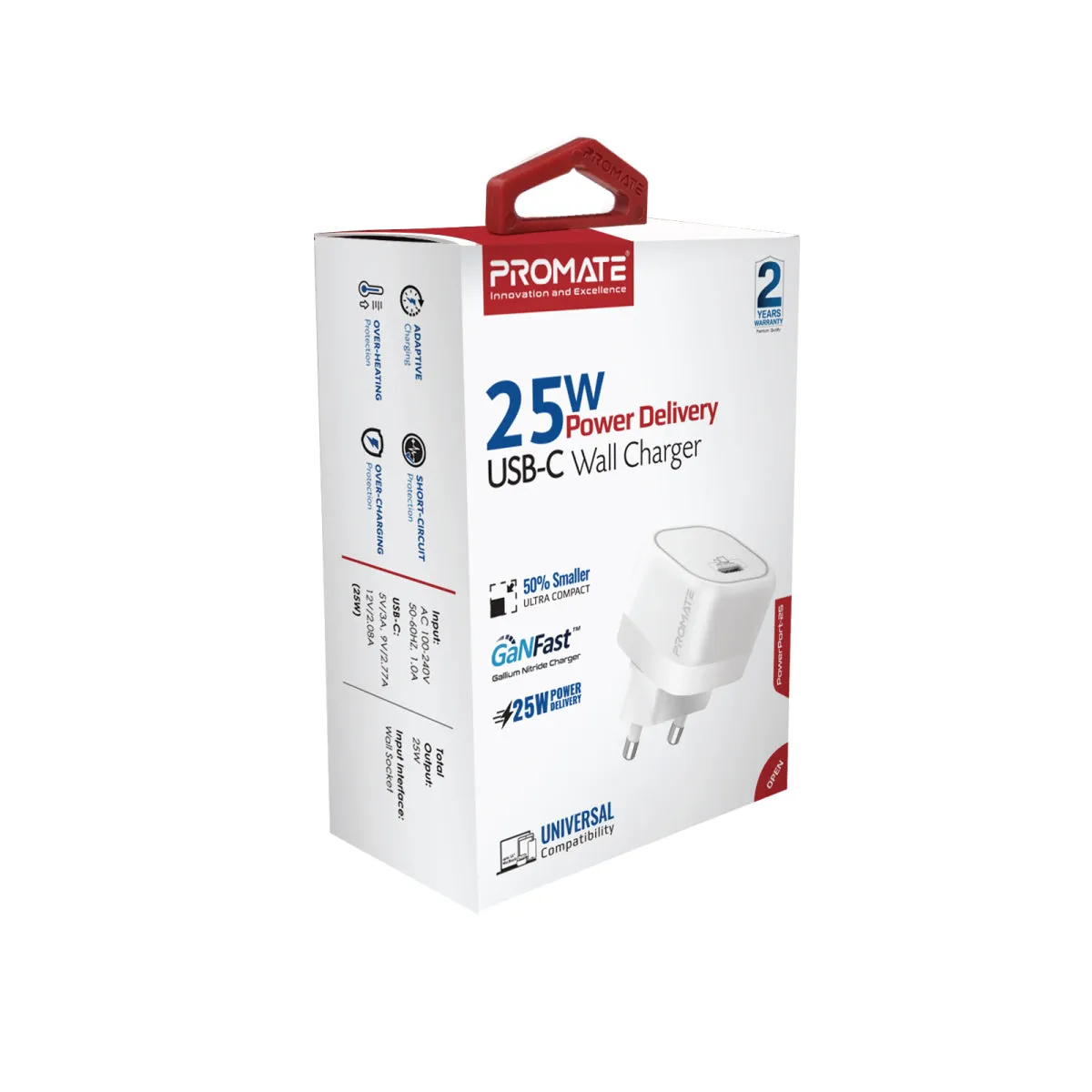 25W Power Delivery USB-C Wall Charger