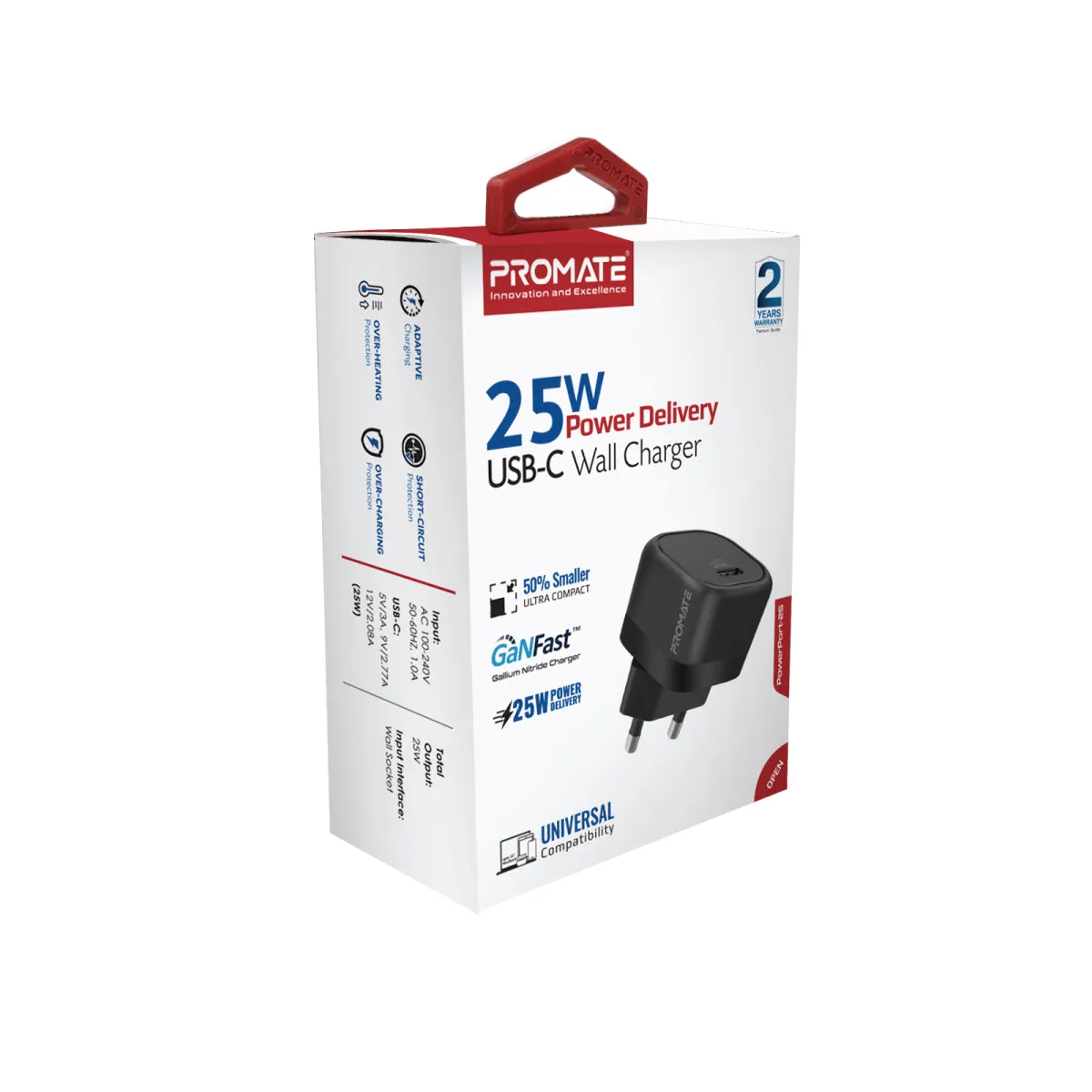 25W Power Delivery USB-C Wall Charger
