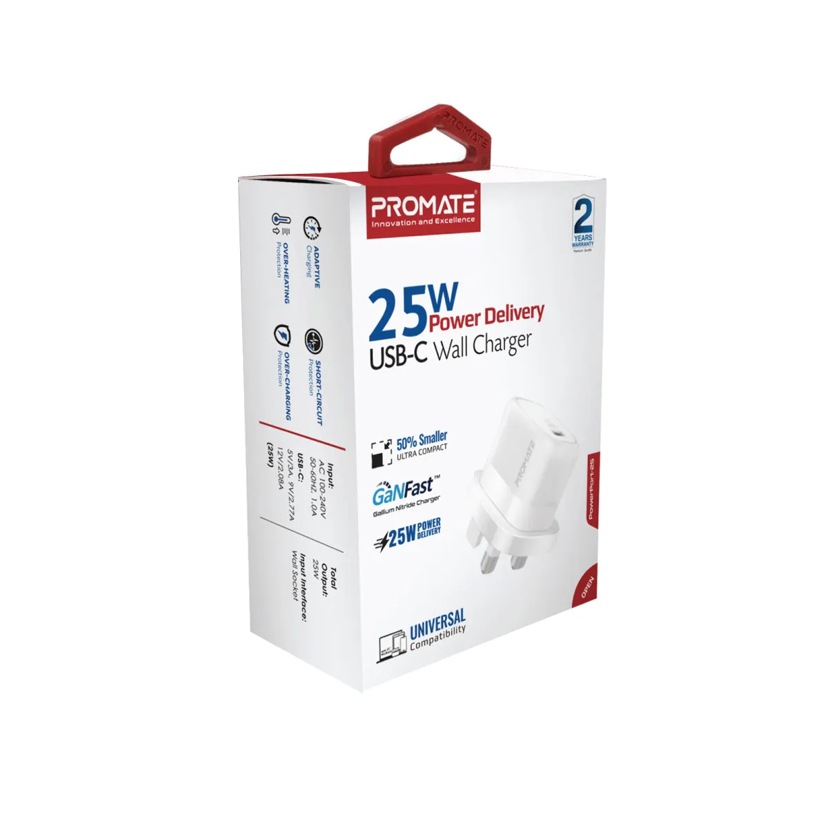 25W Power Delivery USB-C Wall Charger