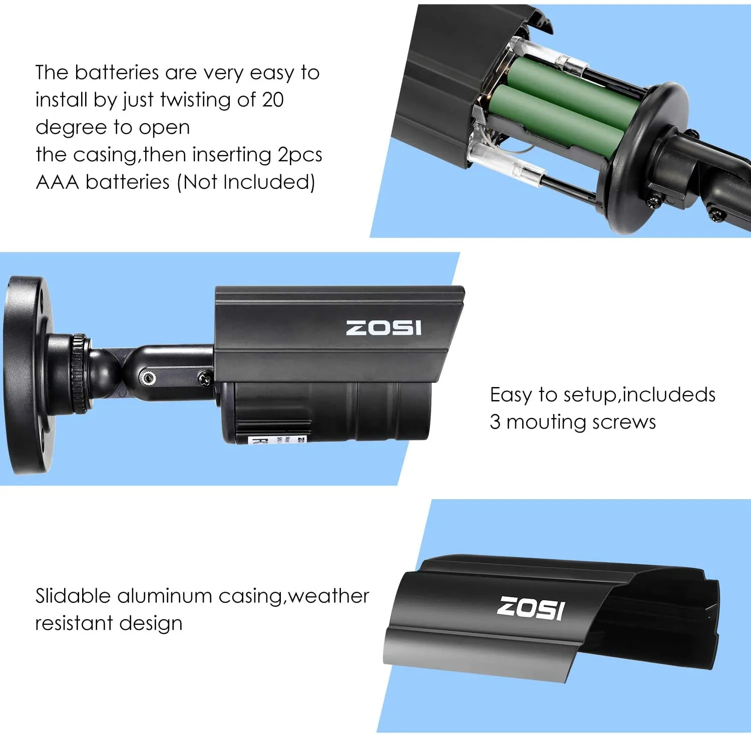 4 Camera Imitation Bullet Wireless Security System (Indoor / Outdoor)