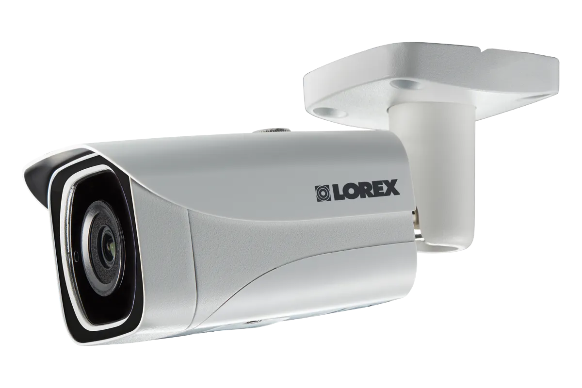 4K Ultra HD IP NVR system with 6 Outdoor 4K 8MP IP Cameras and 6 IP 2K 4MP Cameras, 150FT Color Night Vision