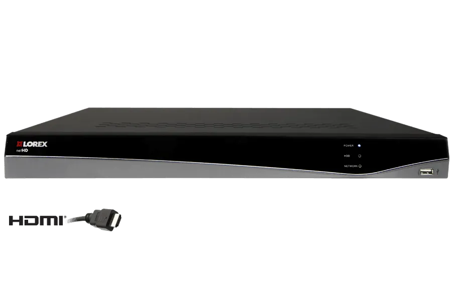 8-channel security NVR with real-time 1080p recording