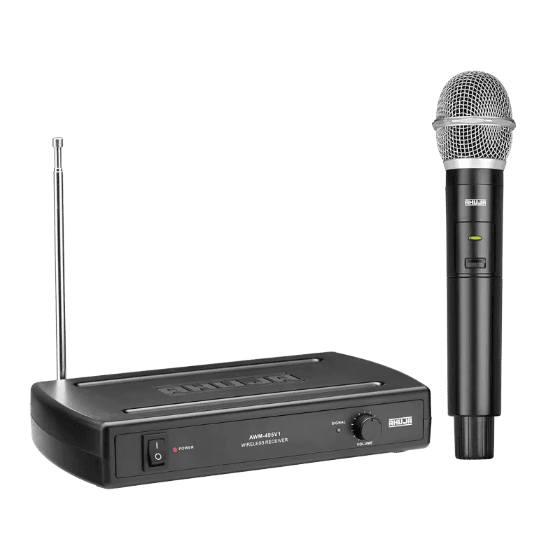 Ahuja AWM495V1  Single Channel VHF Wireless Microphone System
