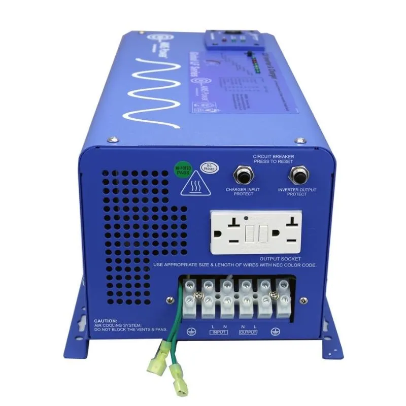 AIMS Power 2000W Inverter Charger Pure Sine 24V PICOGLF20W24V120VR