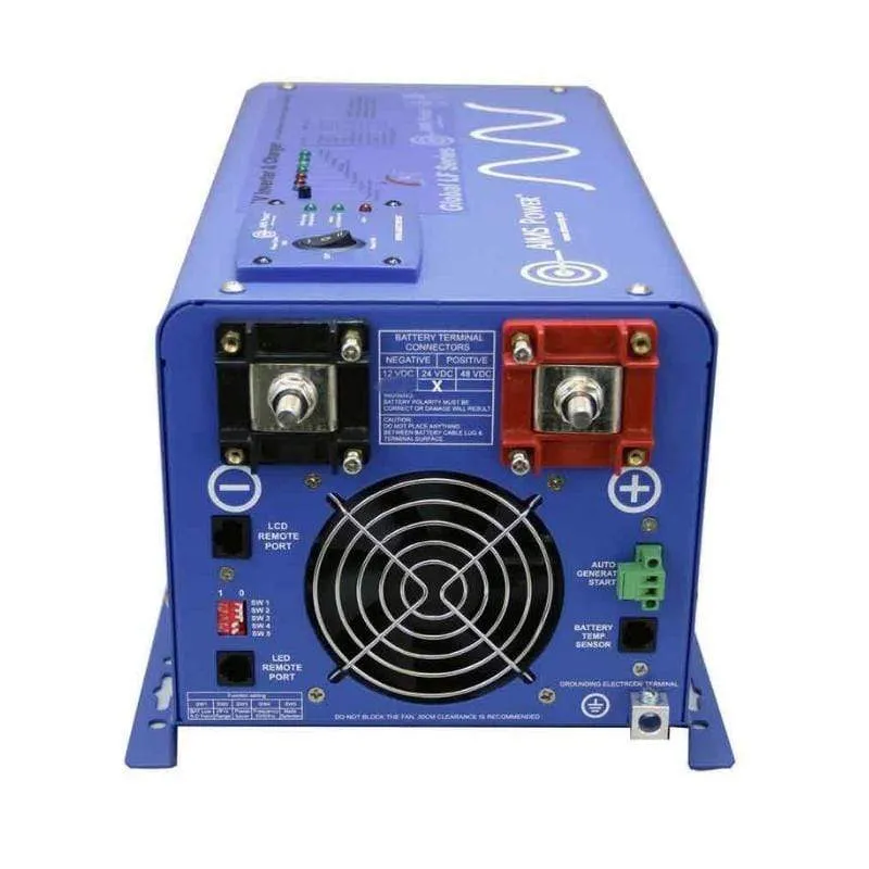 AIMS Power 2000W Inverter Charger Pure Sine 24V PICOGLF20W24V120VR
