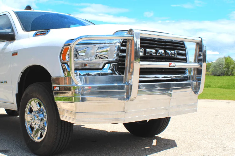 Ali Arc Traditional Aluminum Dodge Ram 2500/3500 2019-2023 Front Bumper With Round Fog Light Cut Outs DGB101L