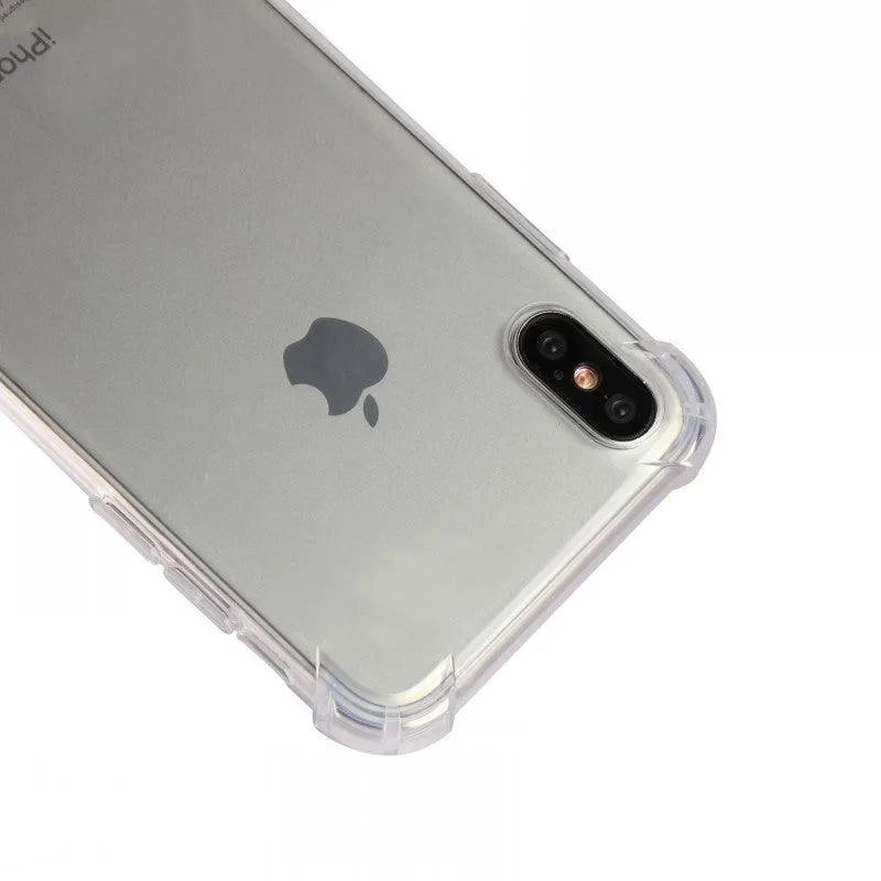 Apple iPhone X Full Body Hybrid TPU Transparent Bumper Case by Modes