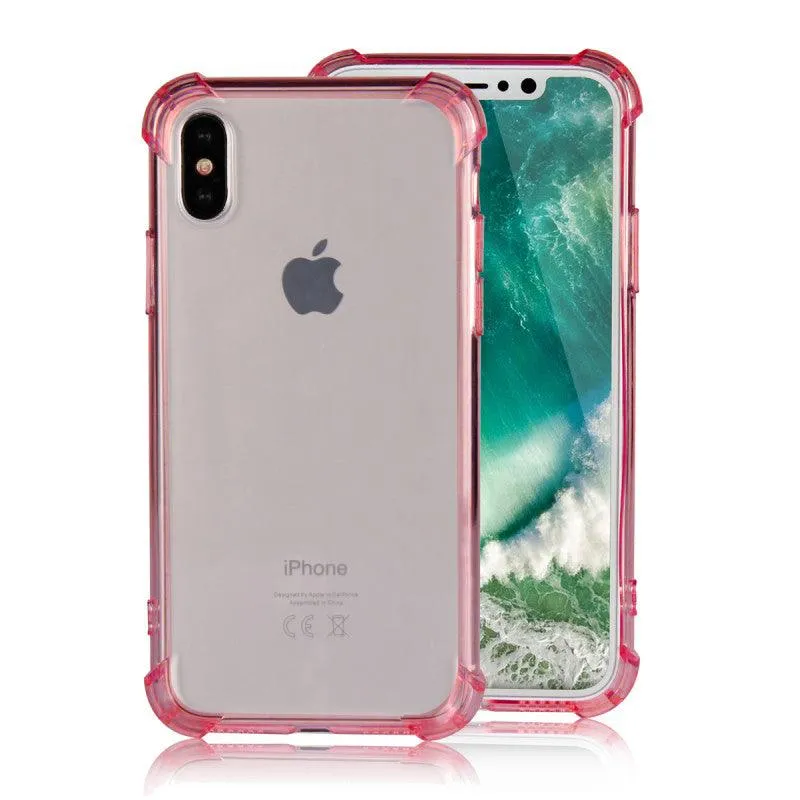 Apple iPhone X Full Body Hybrid TPU Transparent Bumper Case by Modes