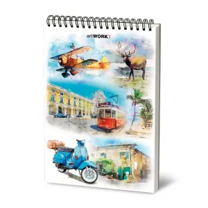 artWork Watercolour Pad 300gsm Spiral Bound 24x33cm 22 Sheets