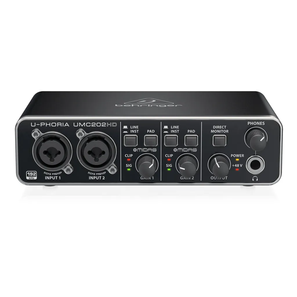Behringer U-Phoria UMC202HD Interface