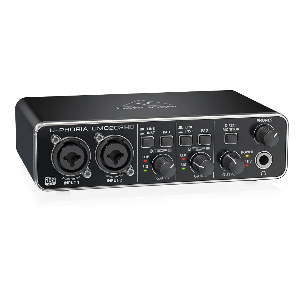 Behringer U-Phoria UMC202HD Interface
