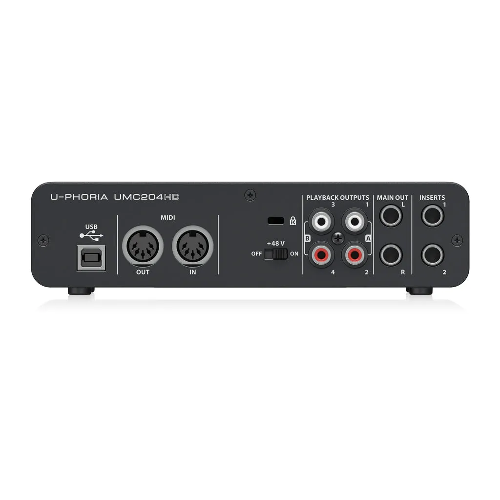 Behringer U-Phoria UMC204HD Interface