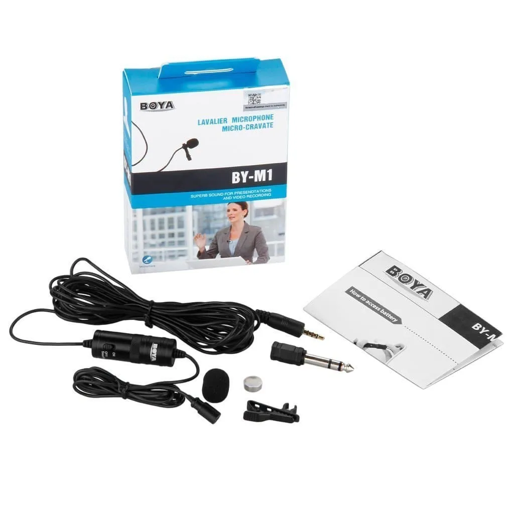 Boya BY-M1 Omnidirectional Lavalier Microphone