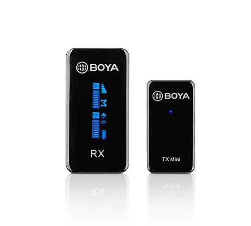 BOYA BY-XM6-S1 Mini 2.4GHz Dual Channel Wireless Microphone (1 1 with Mini TX)