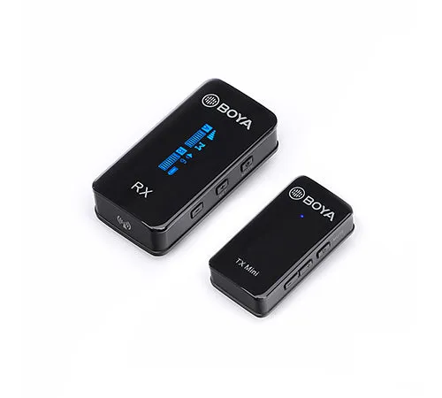 BOYA BY-XM6-S1 Mini 2.4GHz Dual Channel Wireless Microphone (1 1 with Mini TX)