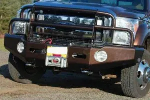 Buckstop F11CL2 Ford F450/F550 Superduty 2011-2016 Classic 2 Front Bumper Winch Ready with Tow Hooks