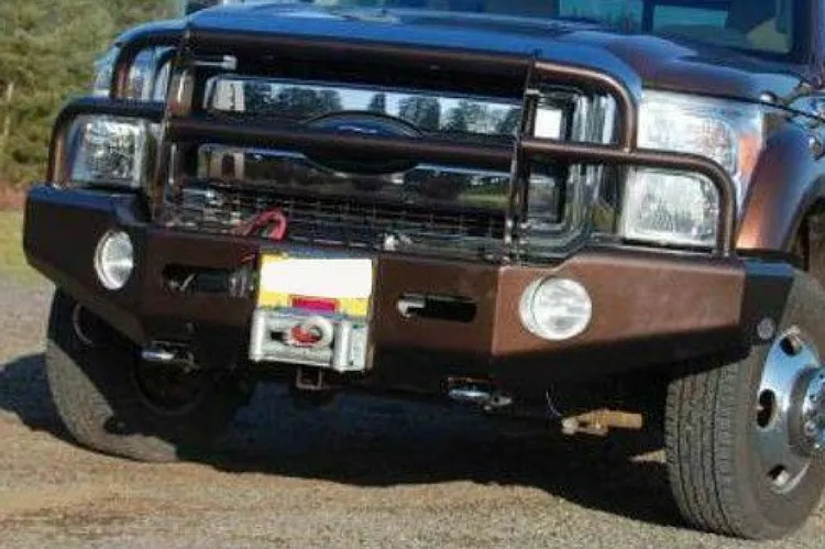 Buckstop F11CL2 Ford F450/F550 Superduty 2011-2016 Classic 2 Front Bumper Winch Ready with Tow Hooks