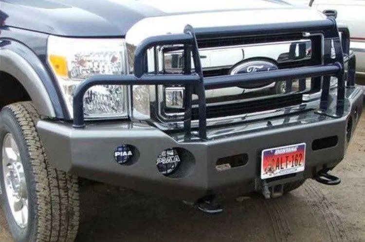 Buckstop F11CL2 Ford F450/F550 Superduty 2011-2016 Classic 2 Front Bumper Winch Ready with Tow Hooks