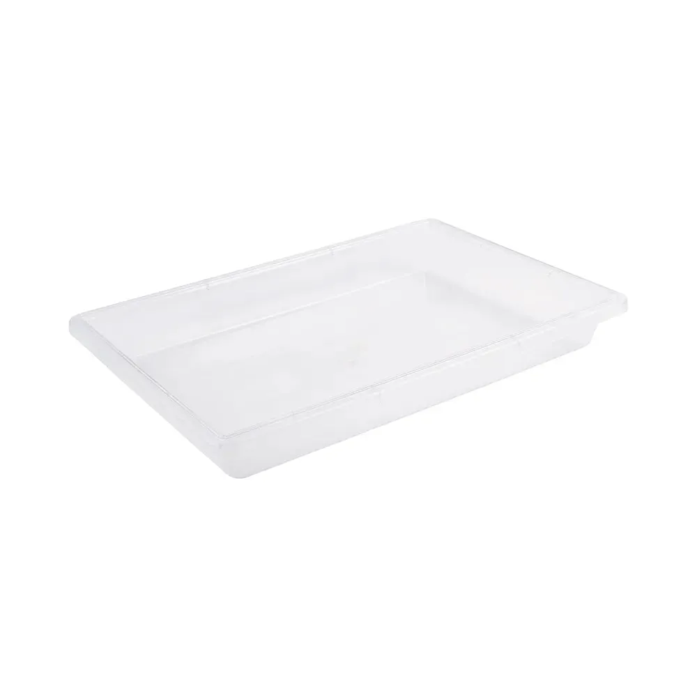CAC China FS1F-3C Food Storage Box PC Full Size Clear 26x18x3" Case of 6 Pcs