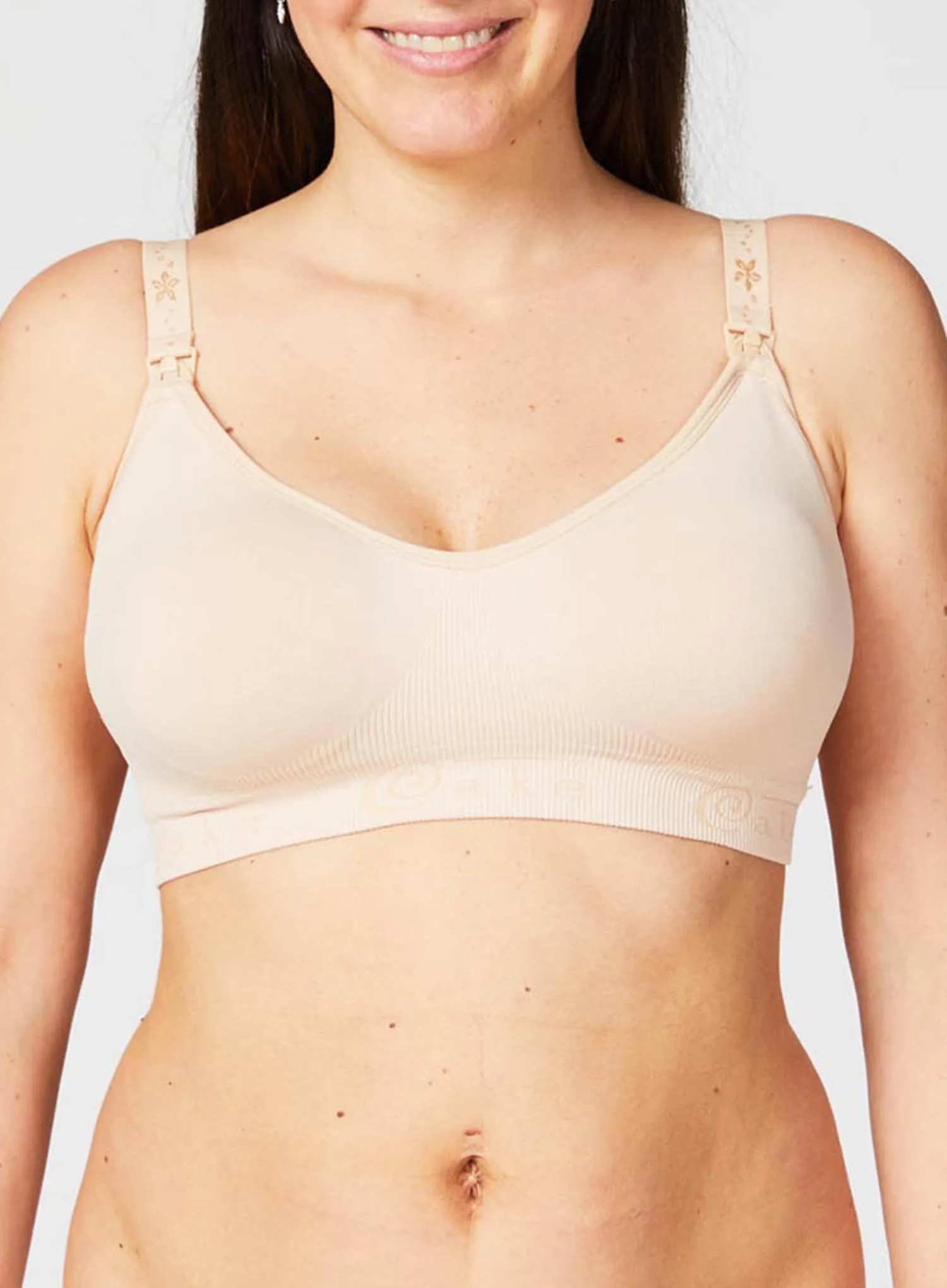 Cake Maternity: Rock Candy Seamless Bra Nude