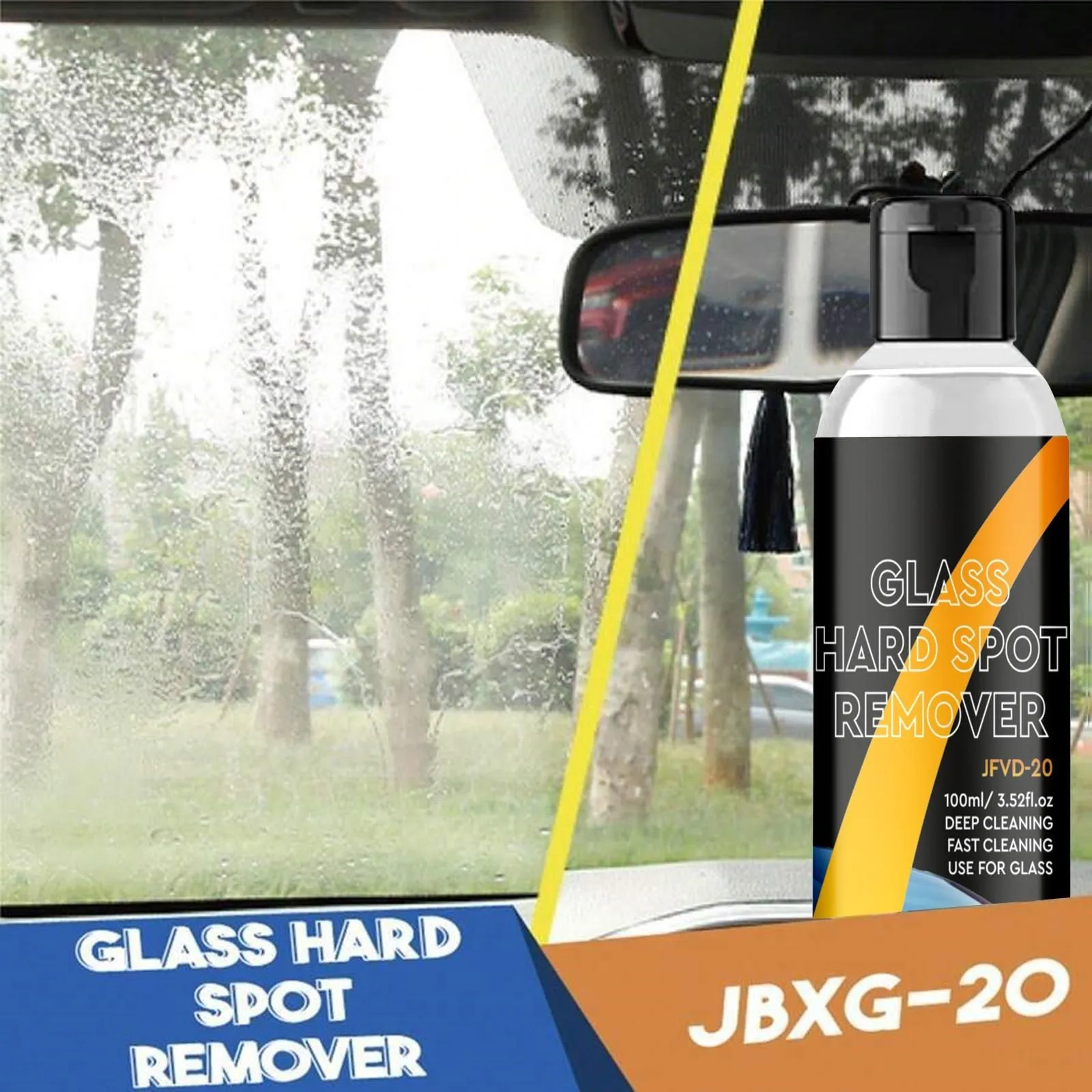 Car Glass Film Cleaner (Pack of 2)