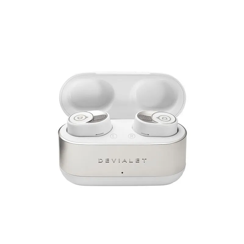 Devialet Gemini II wireless headphones, white/silver