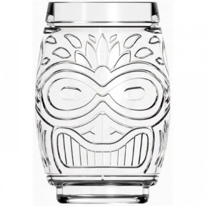 Fiji Cocktail Glasses Clear Crystal Beverageware | Set of 2 | 3 x 5 inches | 500ml