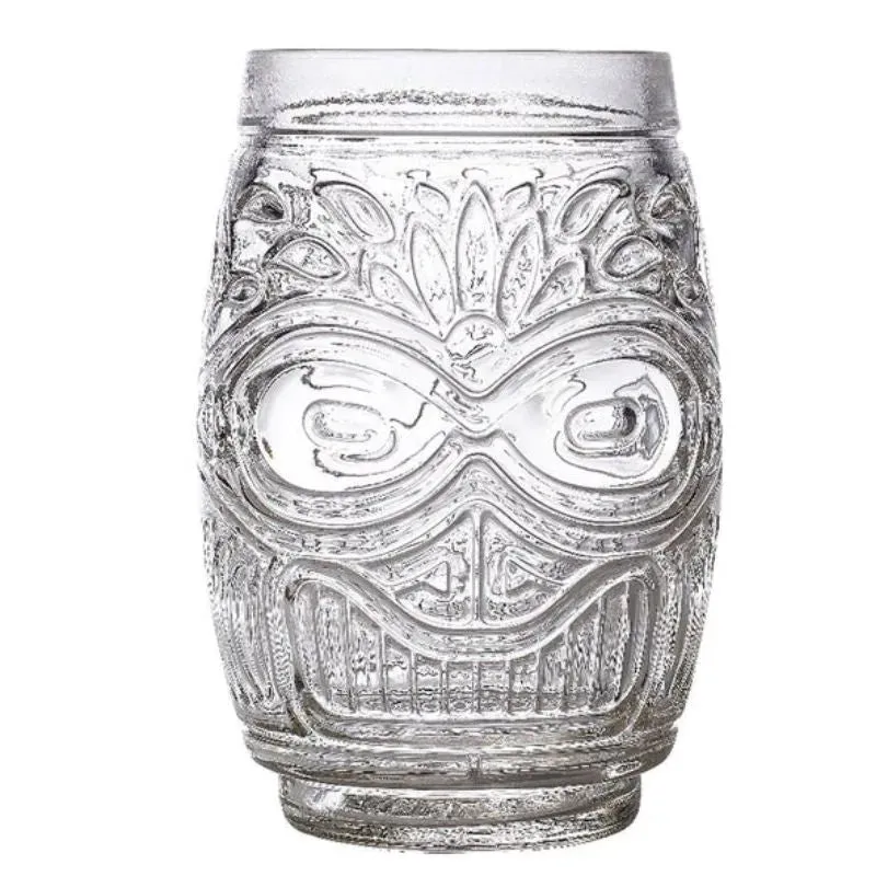 Fiji Cocktail Glasses Clear Crystal Beverageware | Set of 2 | 3 x 5 inches | 500ml