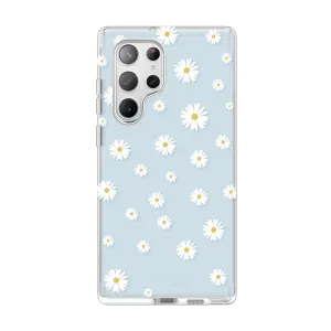 Galaxy S23 Ultra Cosmo Case -Blue Daisy