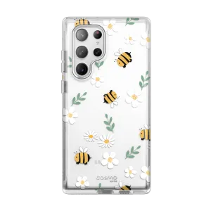 Galaxy S23 Ultra Cosmo Case -Flowers/Bees