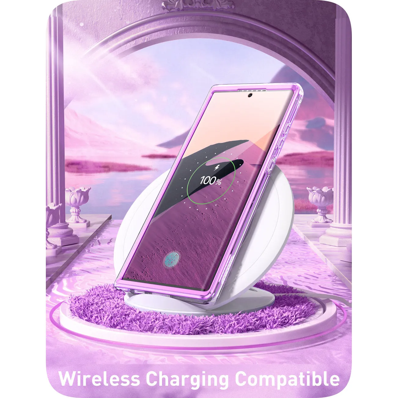 Galaxy S23 Ultra Cosmo Case - Marble Purple