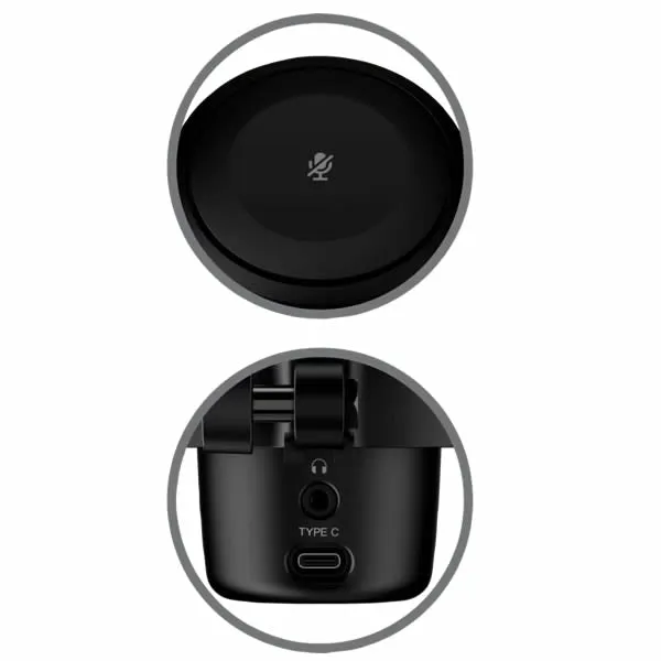 HyperX DuoCast - USB Microphone RGB Lighting - Black