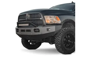 ICI Aluminum Dodge Ram 2500/3500 2010-2019 Alumilite Front Bumper Non Winch With Optional Bolt-On RT Series Light Bracket AL-FBM99DGN-RT