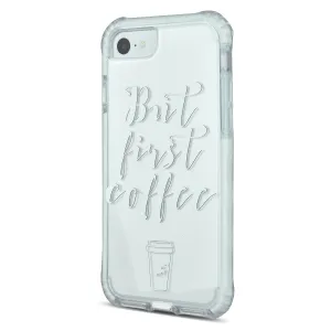 iOrigin iPhone 7 / iPhone 7 Plus Clear Bumper Case - But First Coffee