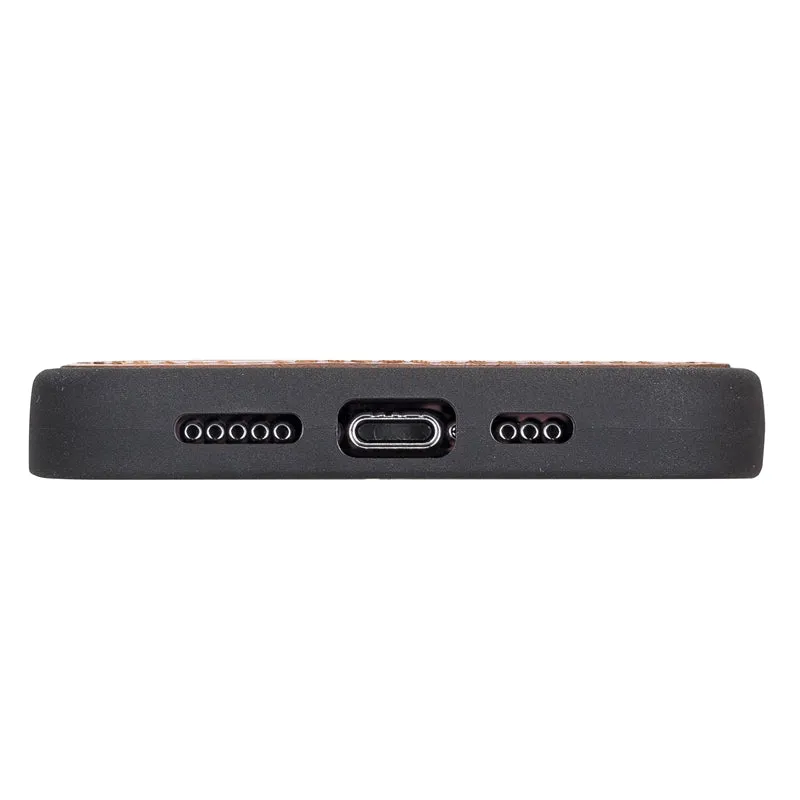 iPhone 13 Pro Max Leather Snap-on