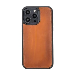 iPhone 14 Max Leather Snap-on Flex Flat