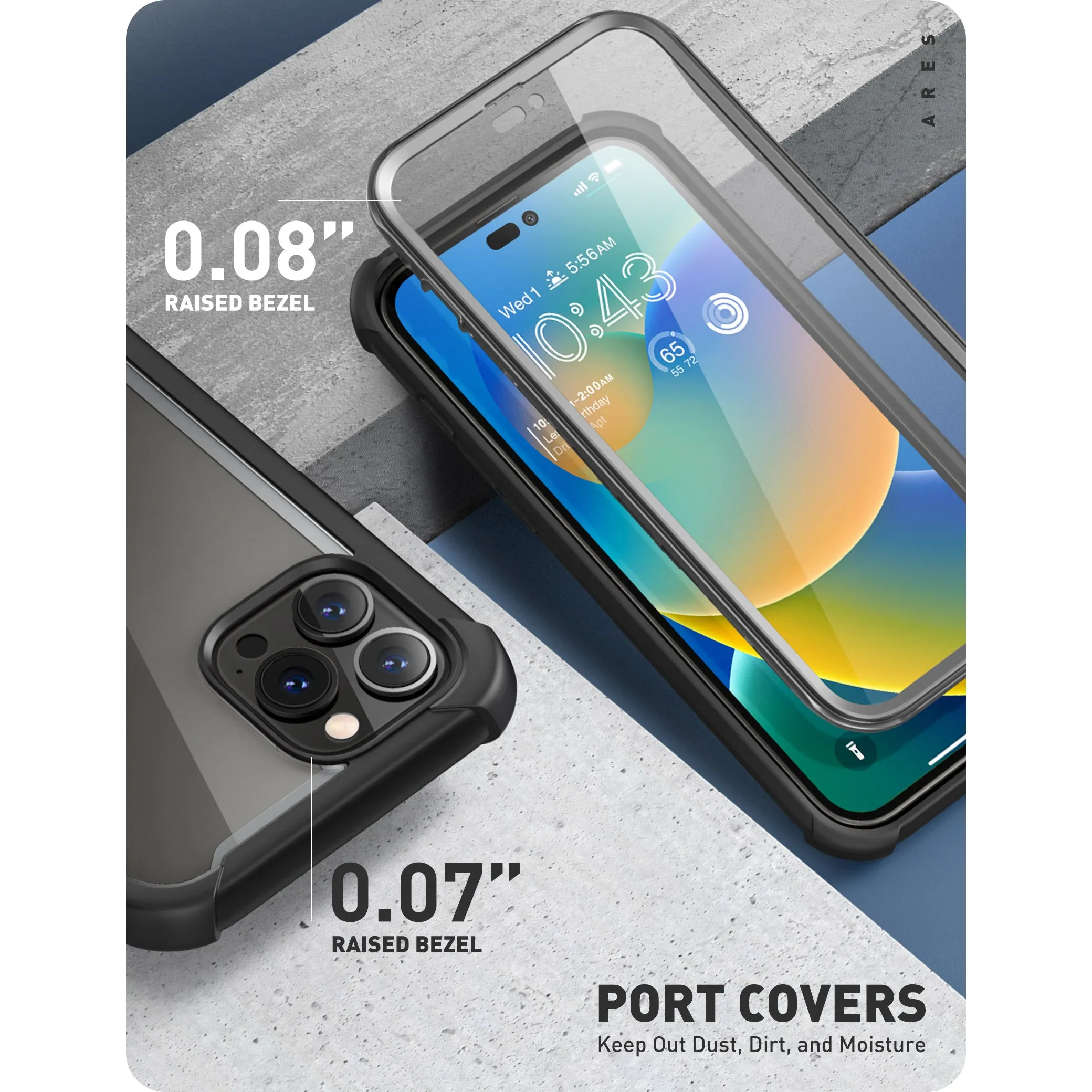 iPhone 14 Pro Ares Case - Black