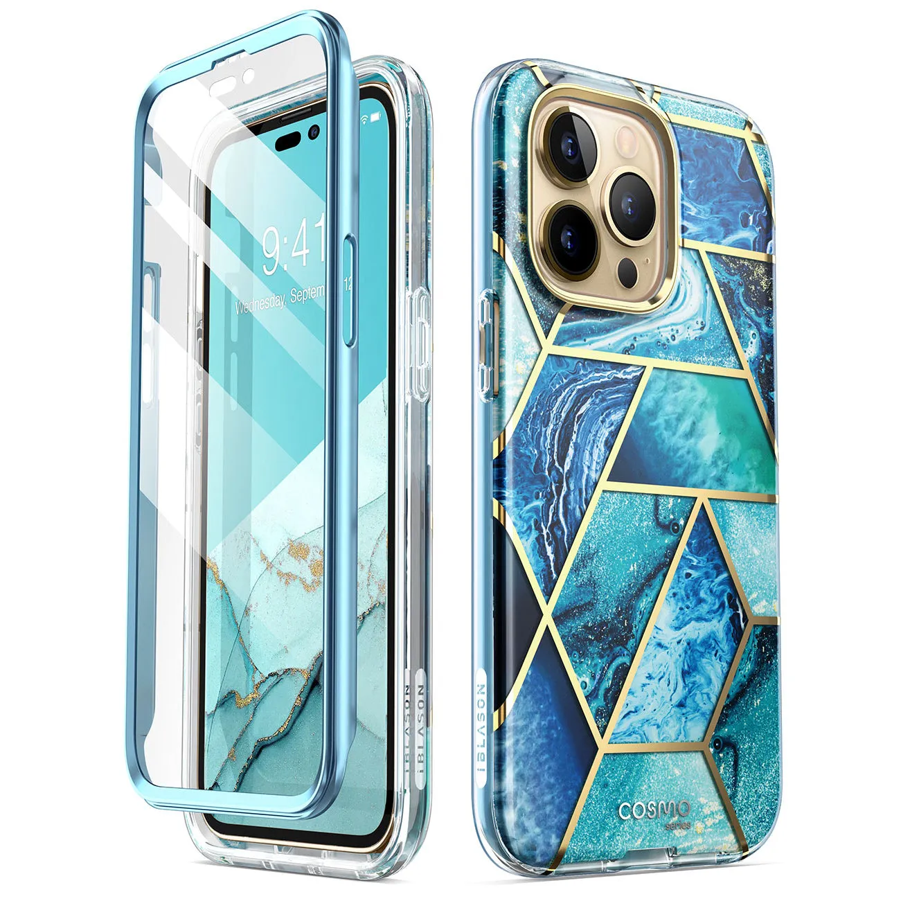 iPhone 14 Pro Max Cosmo Case - Ocean Blue