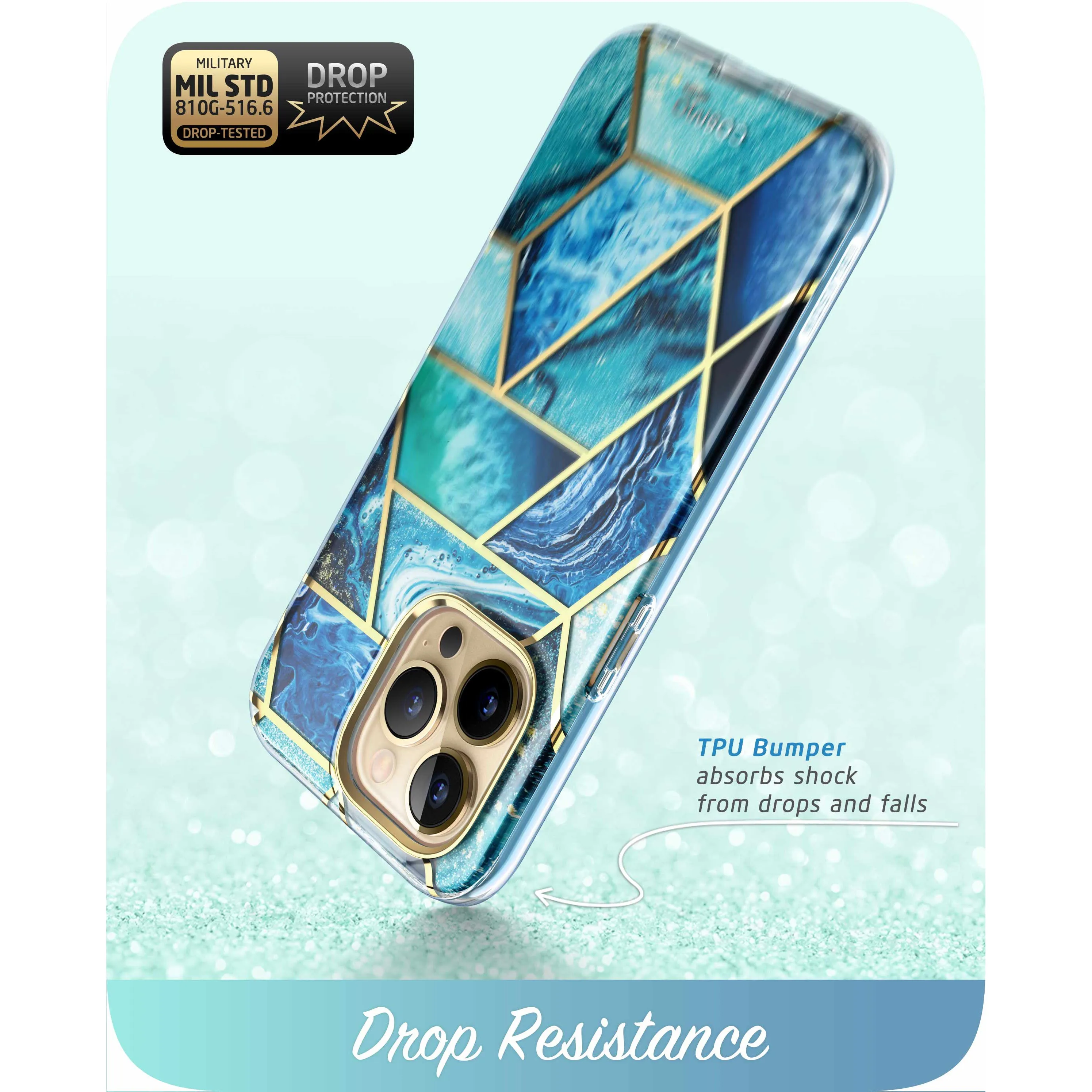 iPhone 14 Pro Max Cosmo Case - Ocean Blue