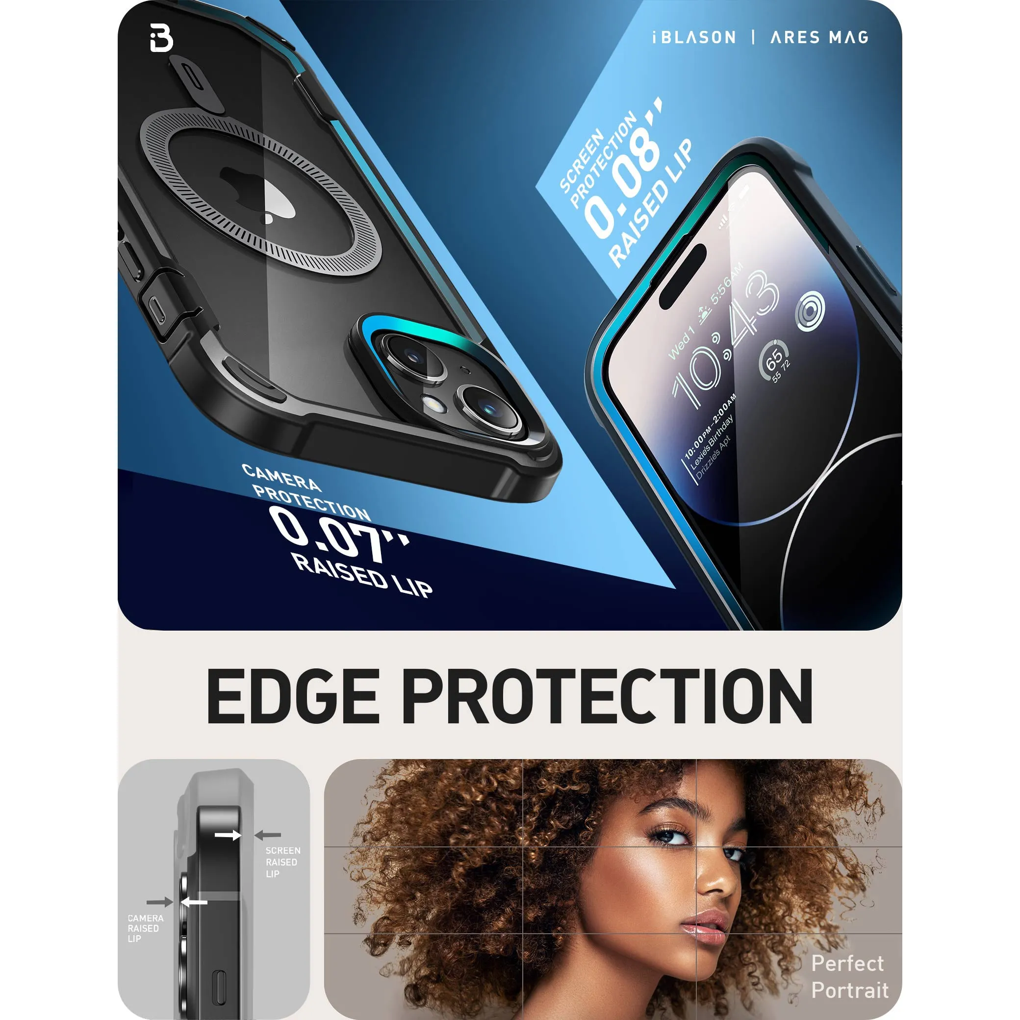 iPhone 15 Ares Mag Case - Black