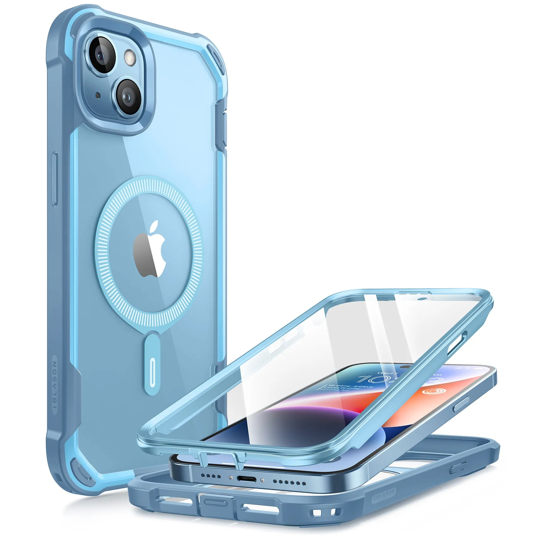 iPhone 15 Plus Ares Mag Case - Blue