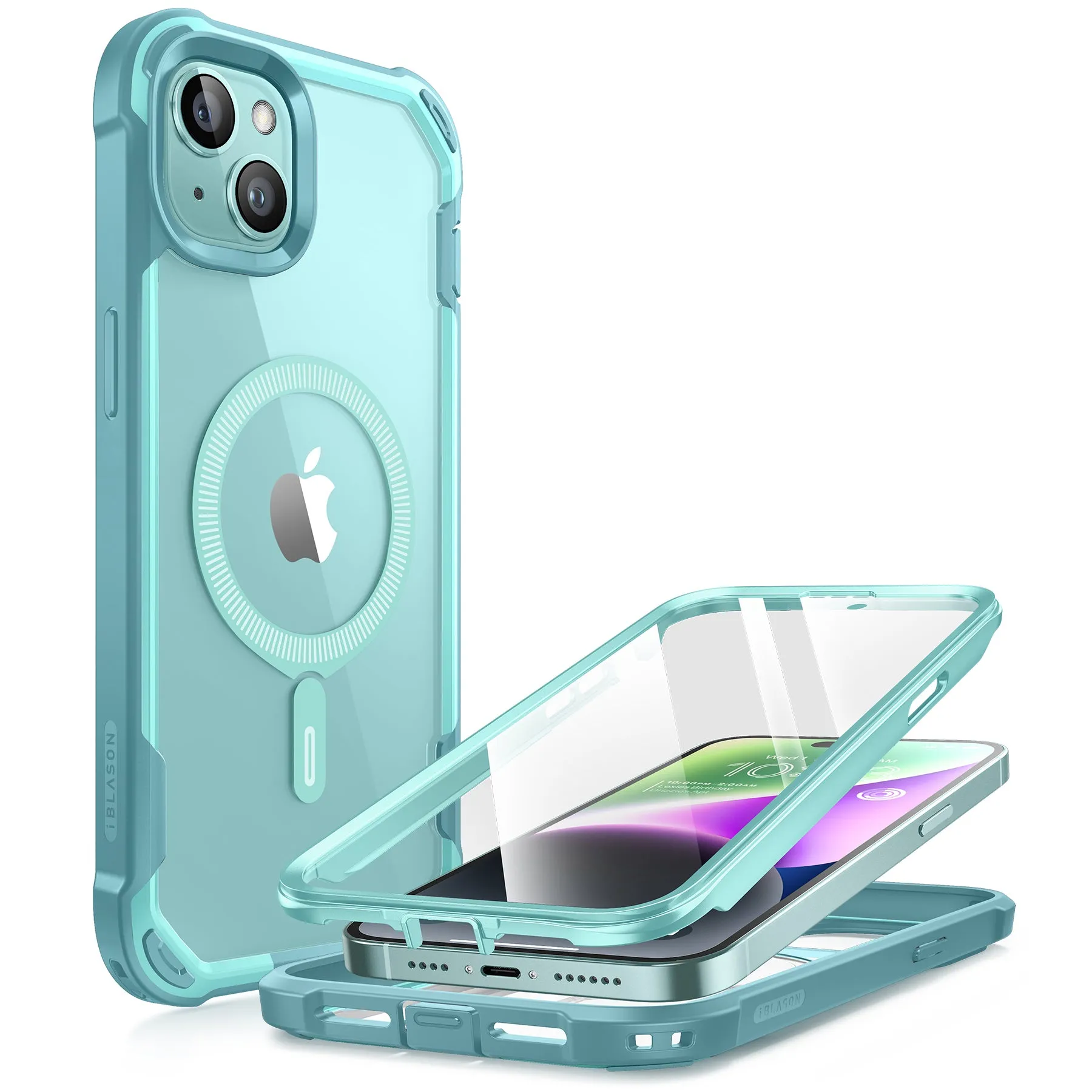 iPhone 15 Plus Ares Mag Case - SeaFoam