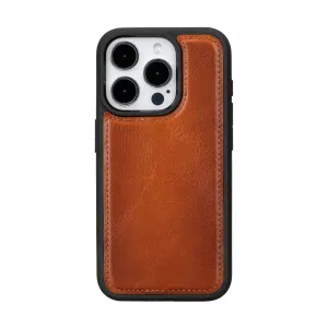 iPhone 15 Pro Leather Snap-on Flex Flat