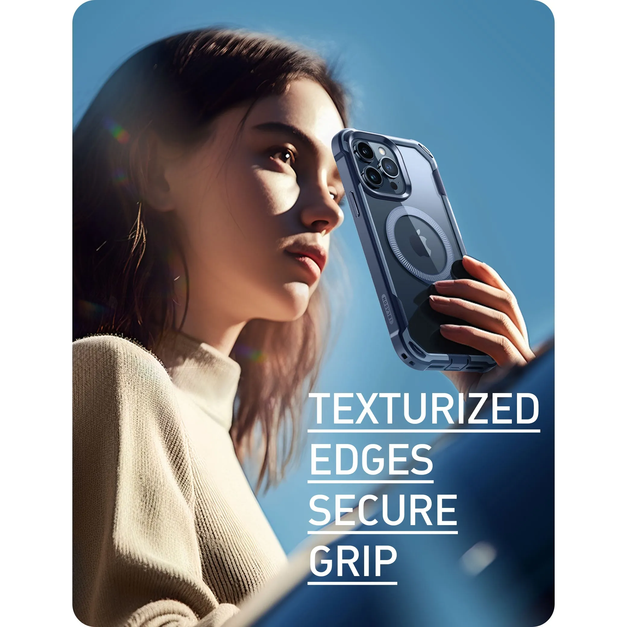 iPhone 15 Pro Max Ares Mag Case - Blue