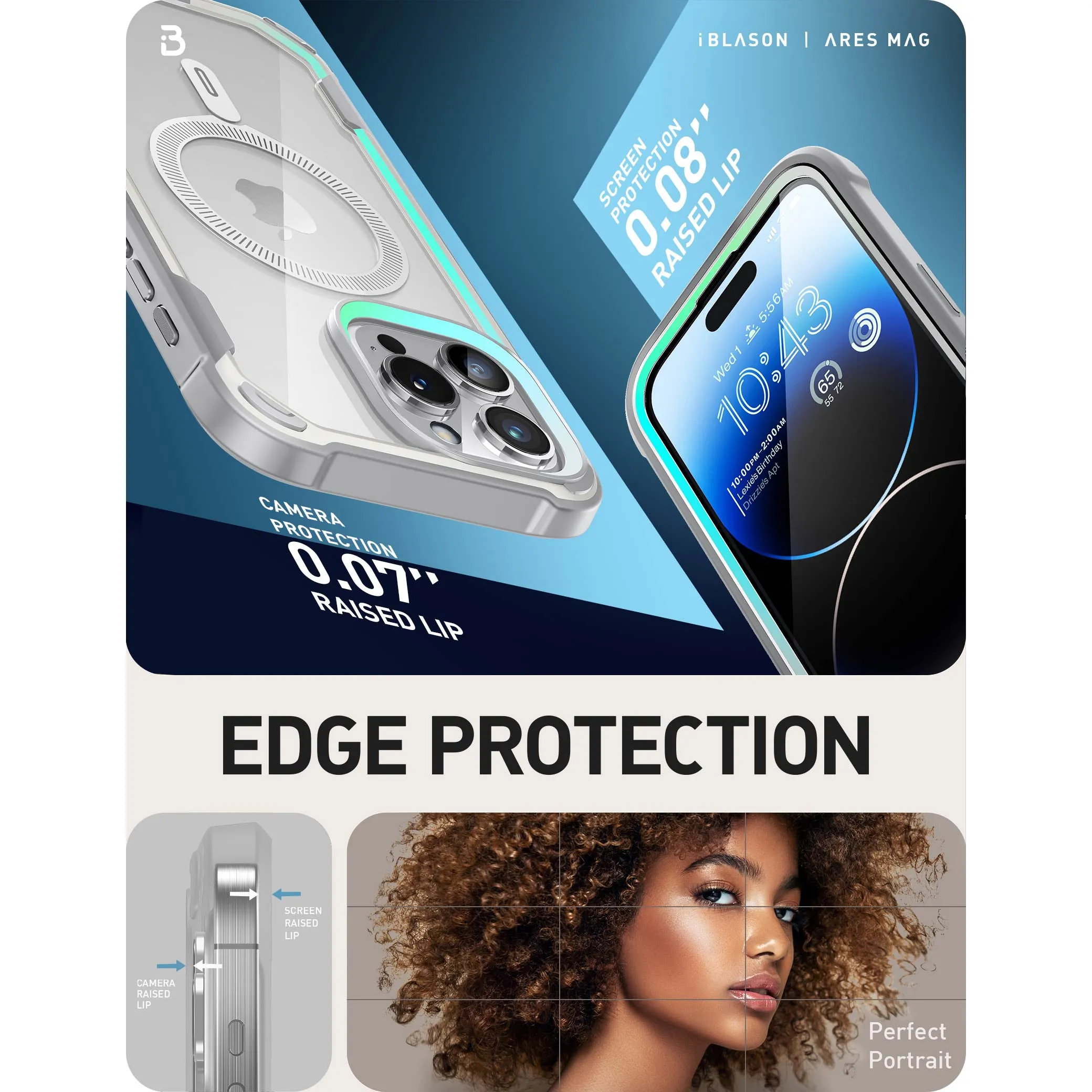 iPhone 15 Pro Max Ares Mag Case - White