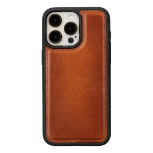 iPhone 16 Pro Max Leather Snap-on Flex Flat