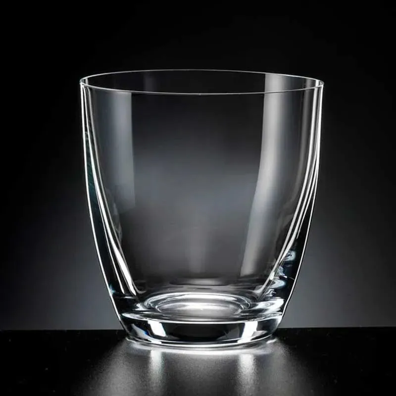 Kate Whiskey Glass Clear Bohemia Crystal Drinkware | Set of 6 | 3 x 4 inches | 300ml