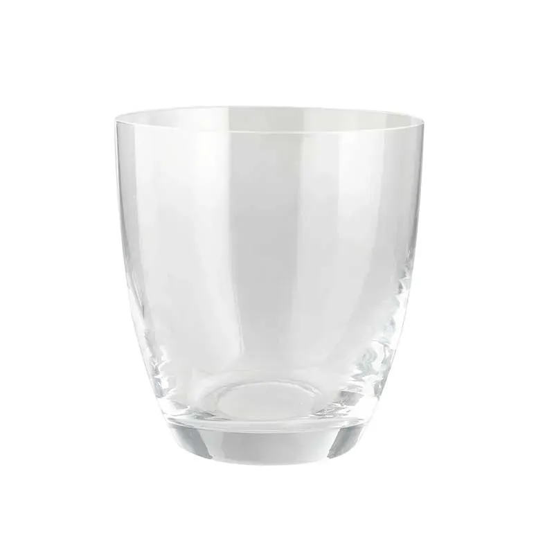 Kate Whiskey Glass Clear Bohemia Crystal Drinkware | Set of 6 | 3 x 4 inches | 300ml