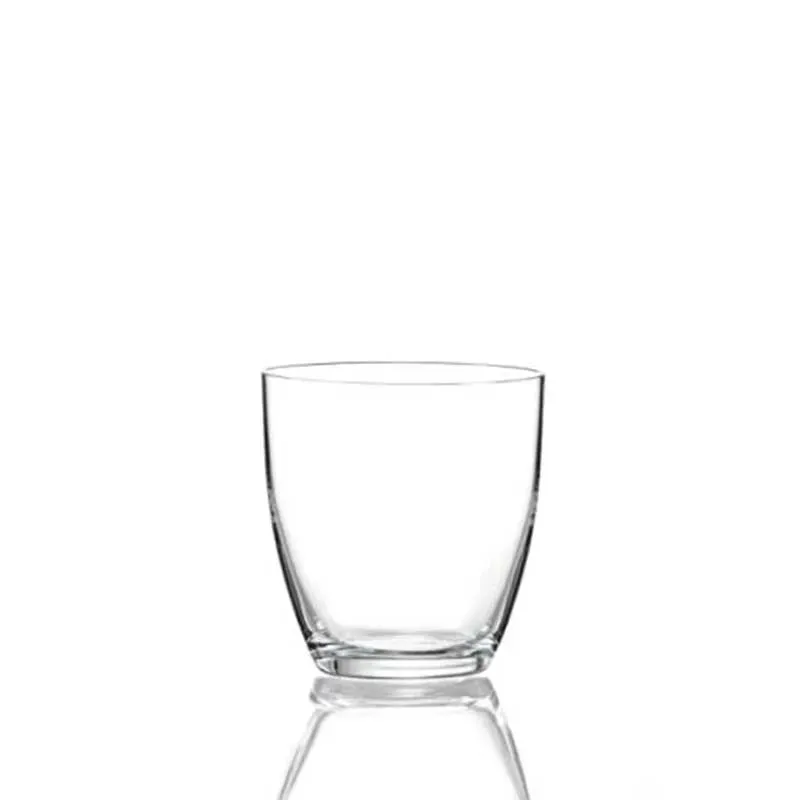 Kate Whiskey Glass Clear Bohemia Crystal Drinkware | Set of 6 | 3 x 4 inches | 300ml